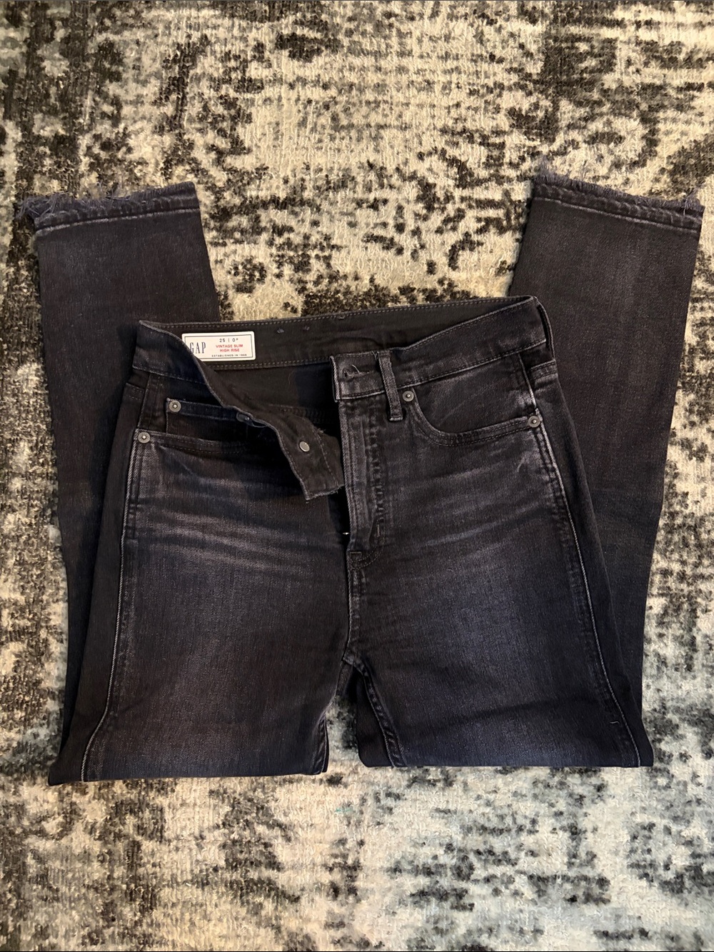 GAP Black Slim Straight Jeans